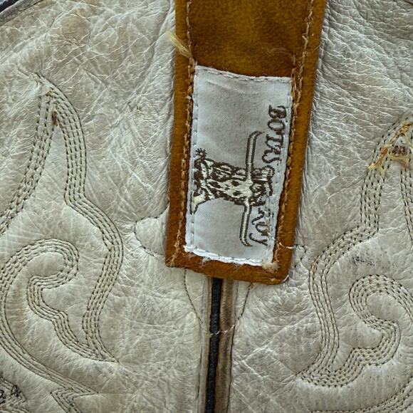 Rudel Brown Leather Men’s Western Cowboy Boots Sz 11E - Picture 12 of 16